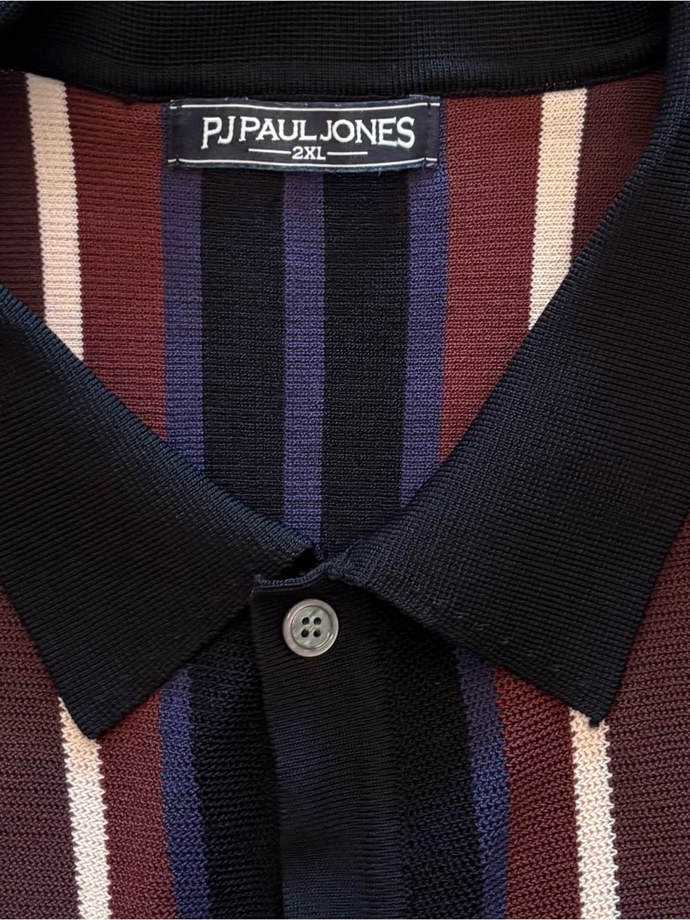PJ Paul Jones Retro Bowling Grandpa Style Short-Sleeve Button-Down Shirt 2XL - Picture 2 of 3